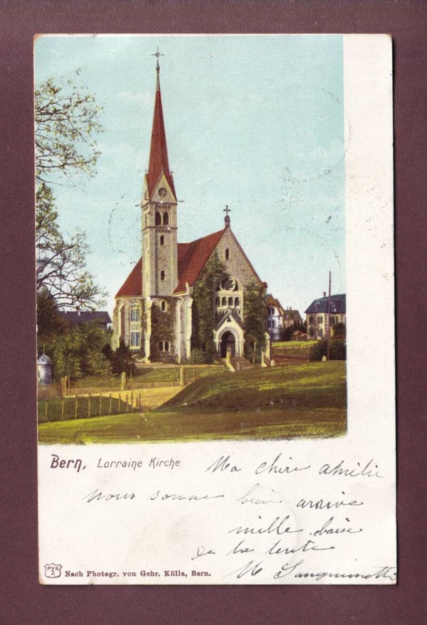 BERN - Lorraine Kirche - 1901
