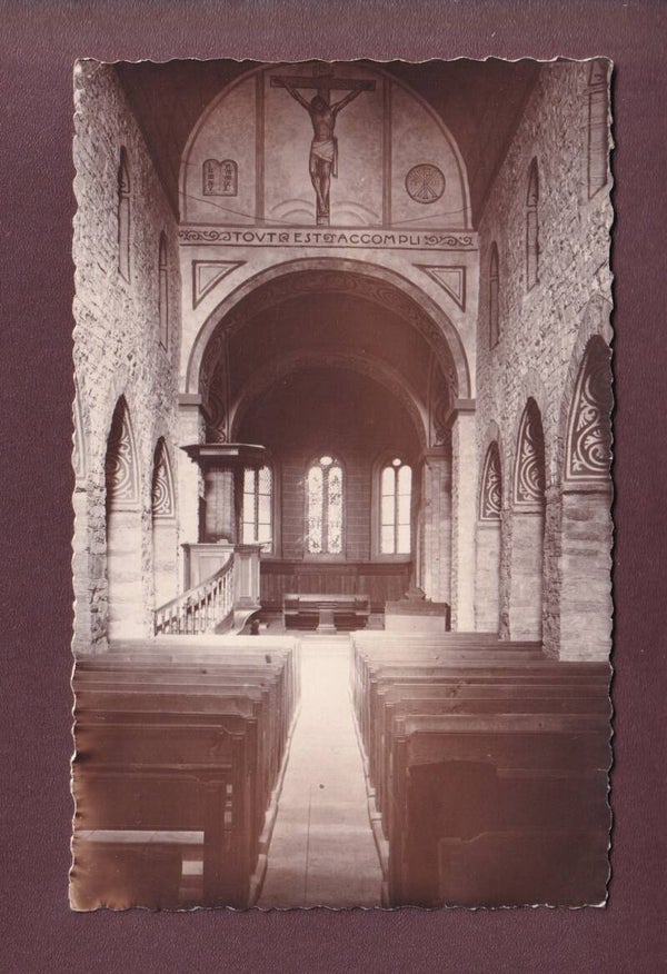 Photo - ROUGEMONT - Intérieur de l'Eglise - 1925