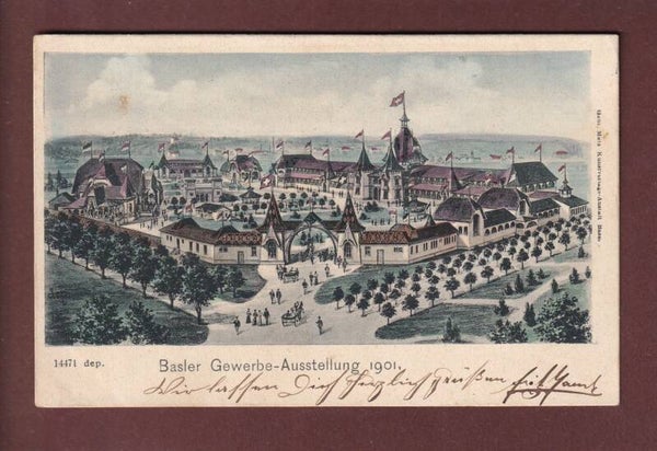 BASEL - Gewerbe Ausstellung 1901
