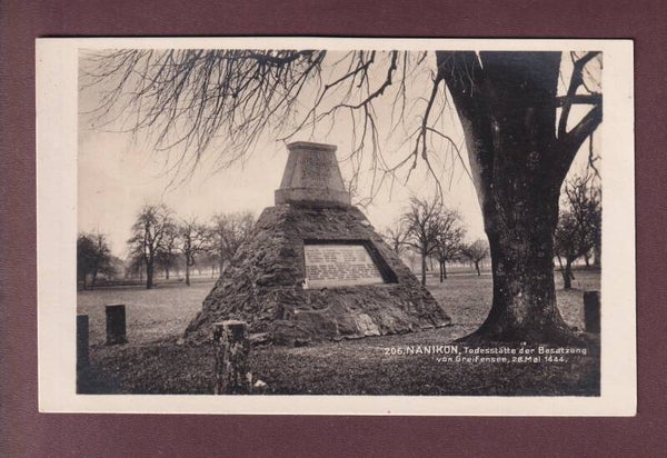 NÄNIKON - Todesstätte der Besatzung von Greifensee