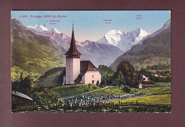FRUTIGEN - Teil mit Kirche