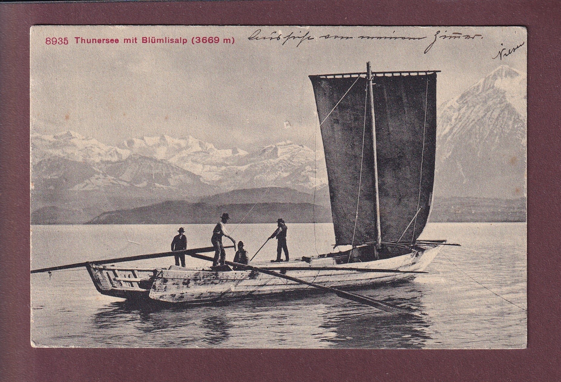 THUNERSEE - Segelboot - 1909