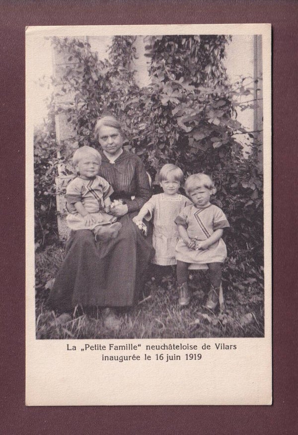 La petite Famille neuchâteloise de VILARS 1919