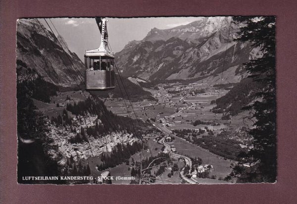 Luftseilbahn KANDERSTEG-STOCK - 1955