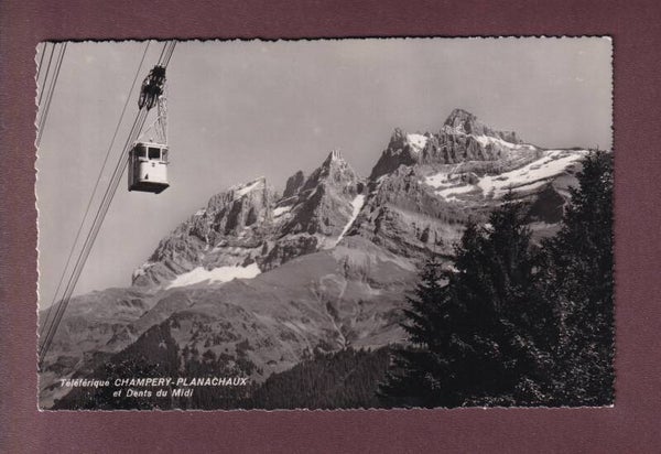 Téléférique CHAMPERY-PLANACHAUX - 1947