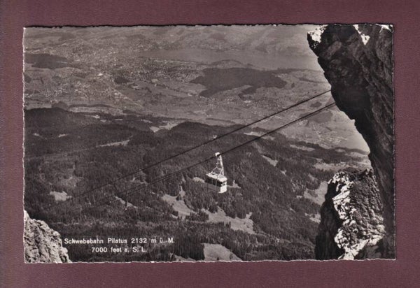 Schwebebahn PILATUS - 1957
