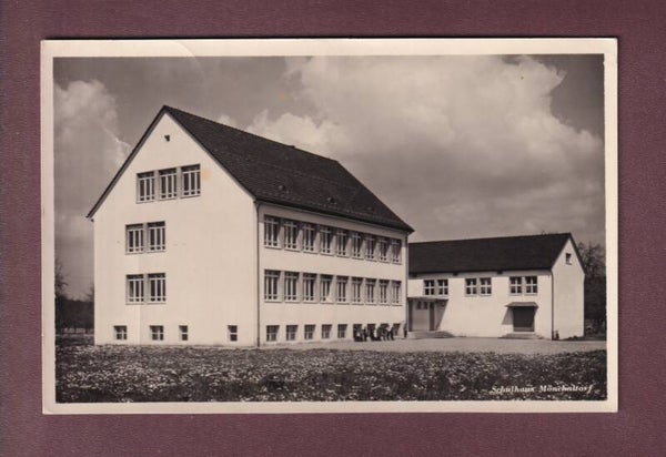 MÖNCHALTORF - Schulhaus - 1940 // Falte //
