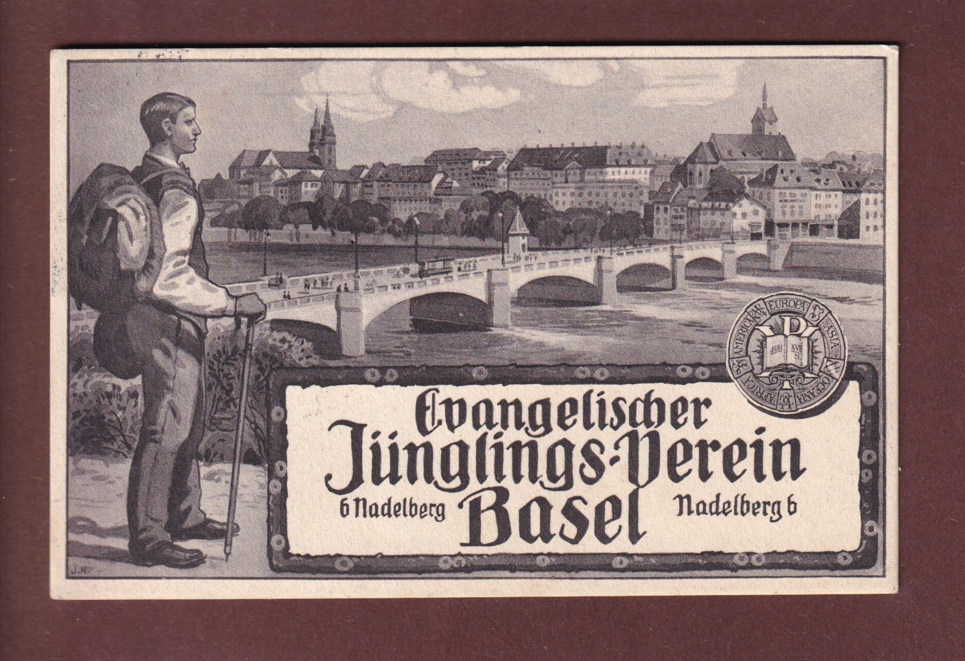 BASEL - Evangelischer Jünglings-Verein - 1914