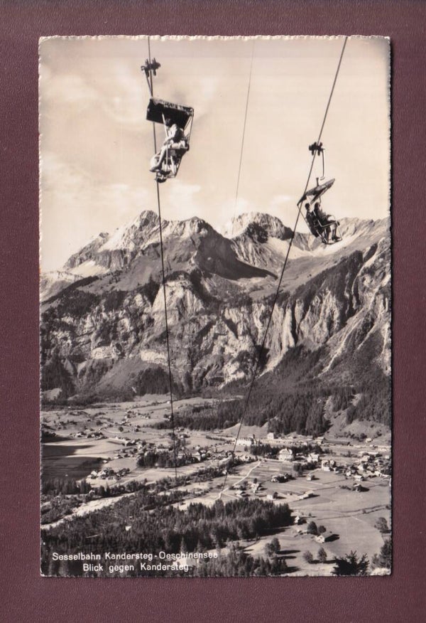 Sesselbahn KANDERSTEG-OESCHINENSEE - 1953