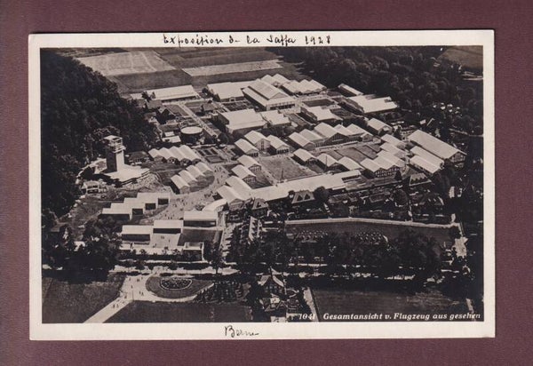 BERN - Austellung Frauenarbeit 1928 - Flugaufnahme