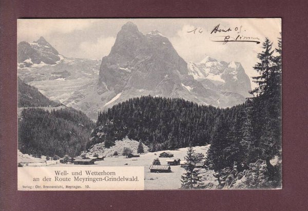 WELL- und WETTERHORN - 1905