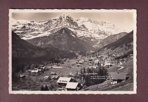 CHAMPERY - 1932 // pli d'angle //