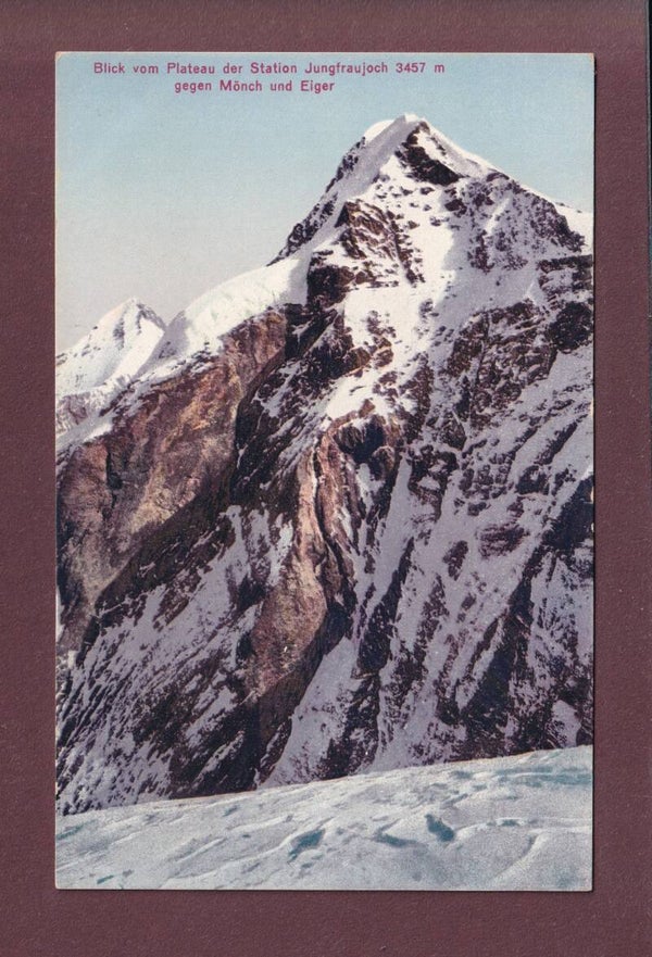 MÖNCH vom Station Jungfraujoch - 1920
