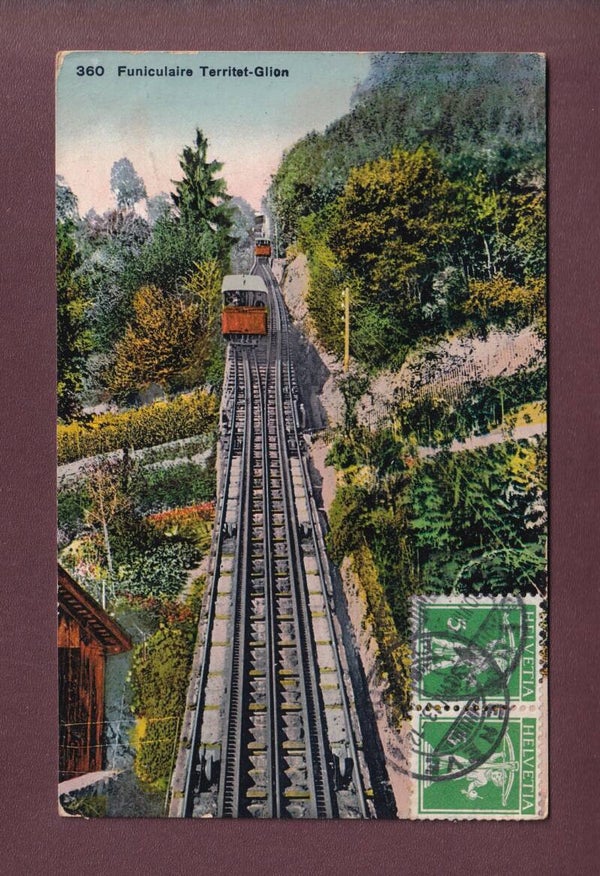 Funiculaire TERRITET-GLION - 1913