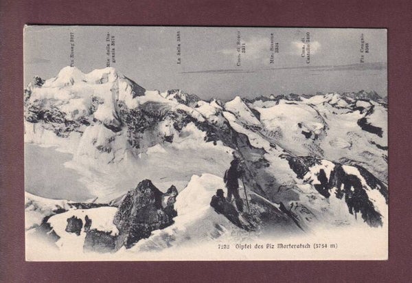 Gipfel des PIZ MORTERATSCH - Leute
