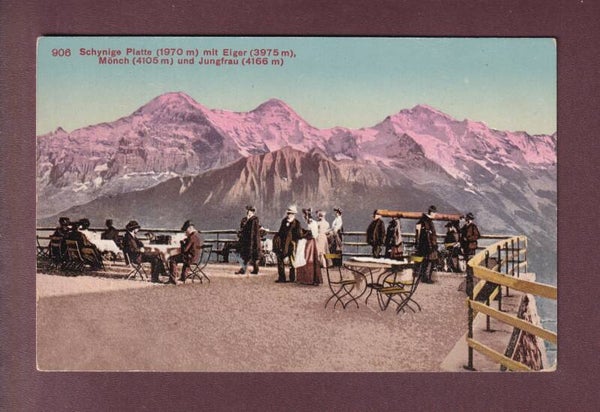 SCHYNIGE PLATTE - Terrasse