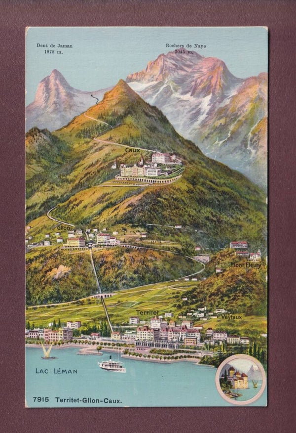 TERRITET GLION CAUX et Rochers de Naye