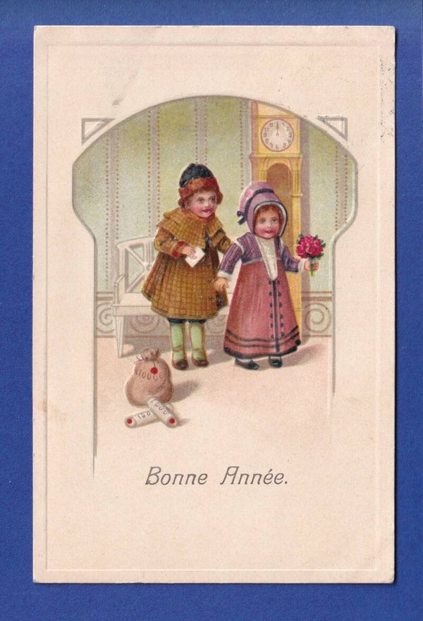 NOUVEL AN - Enfants - Fortune - 1914