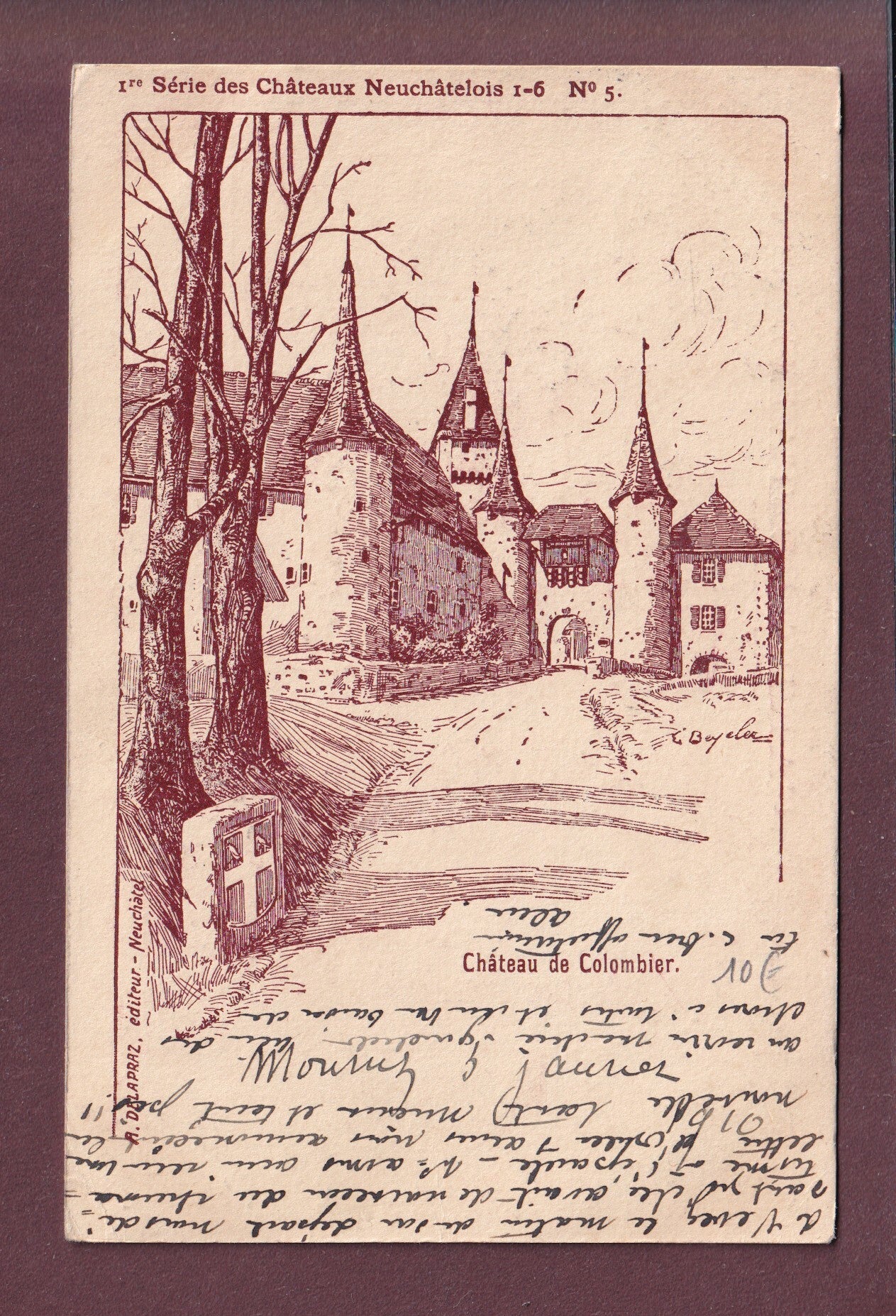 CHÂTEAU DE COLOMBIER - 1910