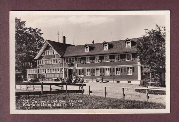 HUNDWIL - Gasthaus und Bad Rössli - 1932