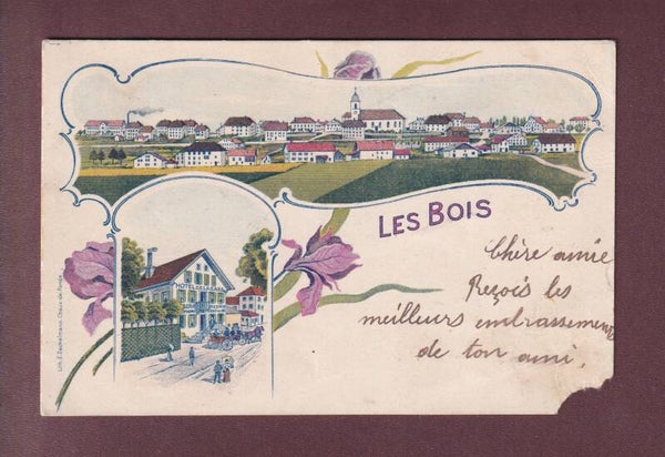 Jura - LES BOIS - 1900 // Etat //