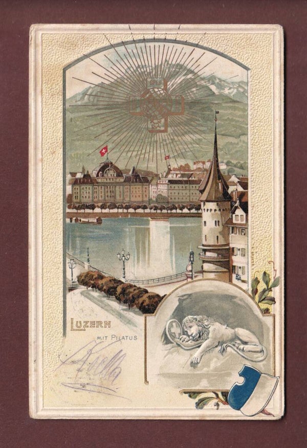 LUZERN und Pilatus - 1903 Präge