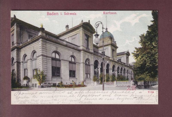 BADEN - Kurhaus - 1903