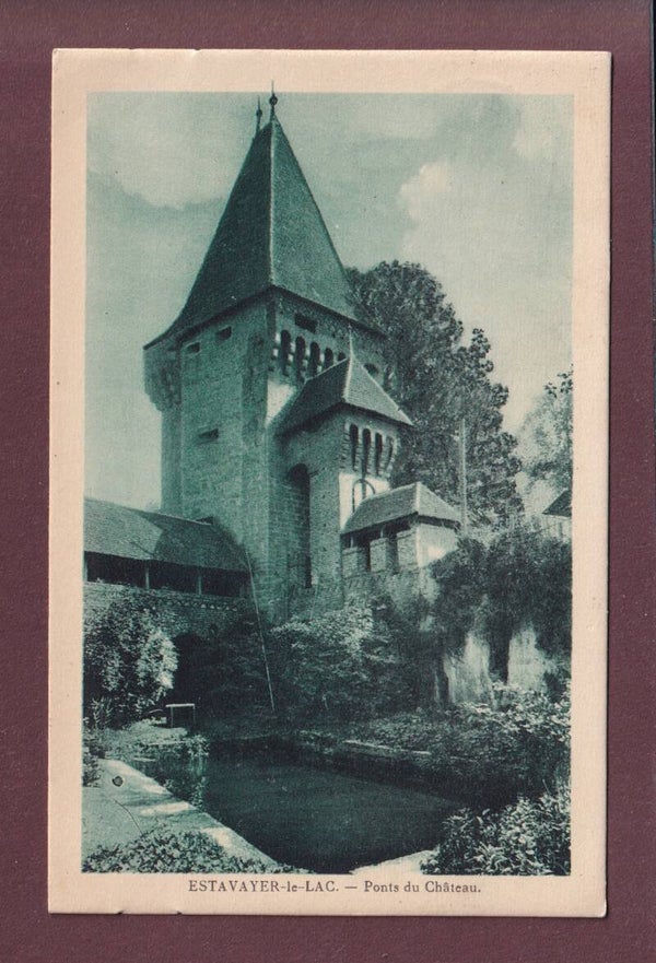 ESTAVAYER-LE-LAC - Château - 1925