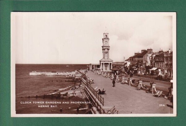 HERNE BAY - Clock Tower Gardens and Promenade