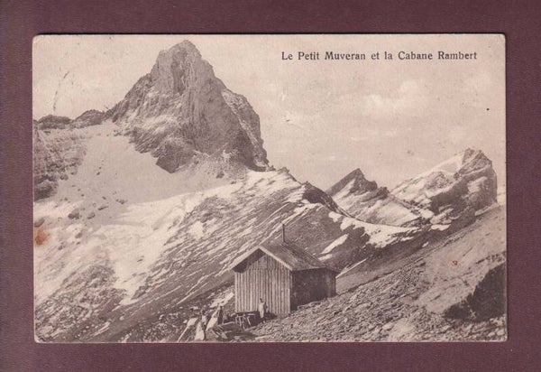PETIT MUVERAN - Cabane Rambert - 1919