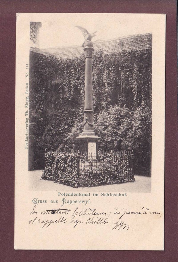 RAPPERSWIL - Polendenkmal - 1900