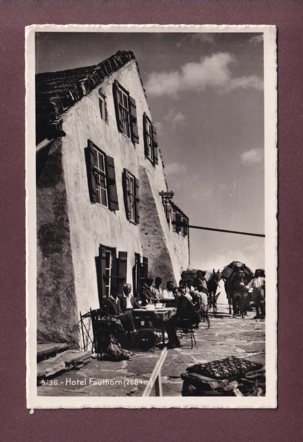 Hotel FAULHORN - Terrasse - 1951