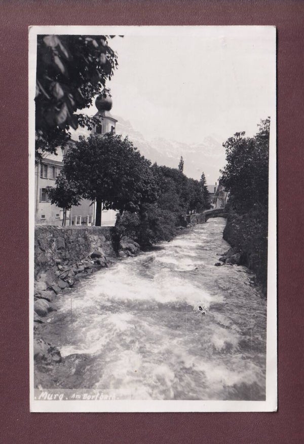 MURG - Am Dorfbach - 1940 Bahnstempel