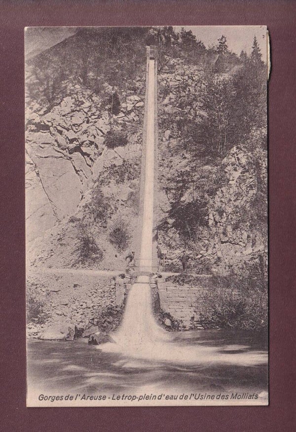 Gorges de l'AREUSE - Trop-plein d'eau - 1911