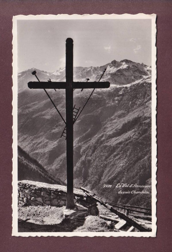 VAL D'ANNIVIERS depuis Chandolin - 1961