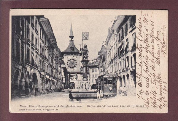 BERN - Kramgasse - Tram - 1903