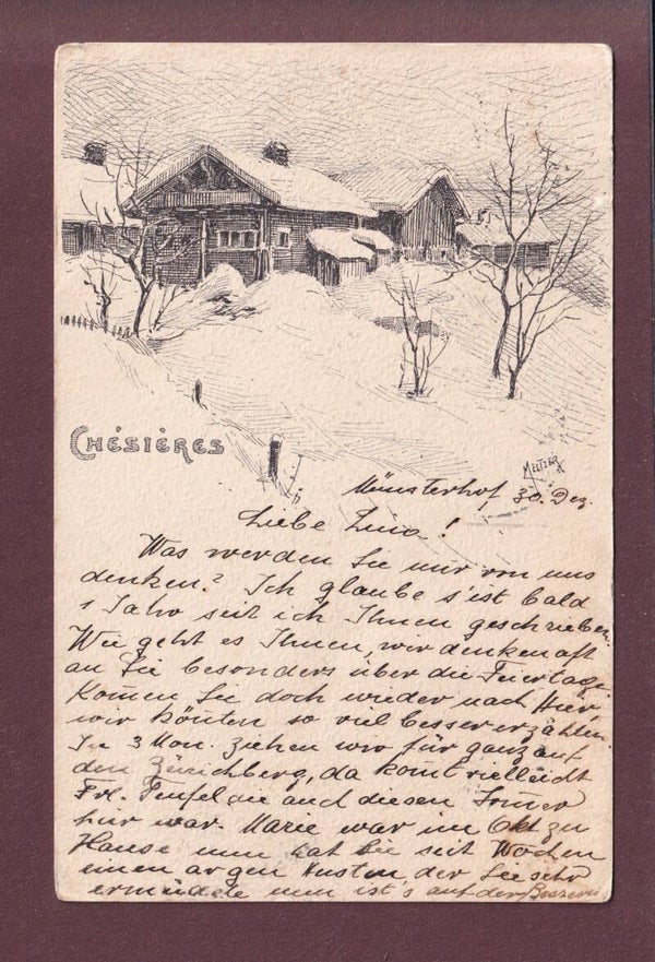 CHESIERES - 1919 - Meltzer / Vouga