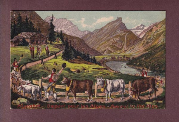 ALPFAHRT / Départ pour les ALPES // petits trous //