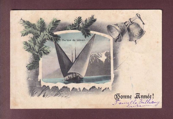 BARQUE DU LEMAN - Bonne Année