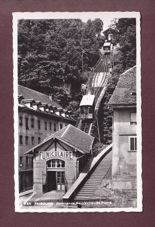 FRIBOURG - Funiculaire Neuveville-St. Pierre