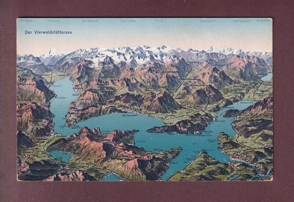 VIERWALDSTÄTTERSEE - Vogelschau