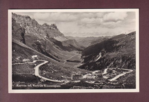 Klausenpass - Kurven bei VORFRUTT