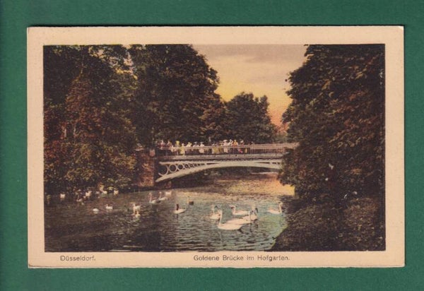 DÜSSELDORF - Goldene Brücke im Hofgarten