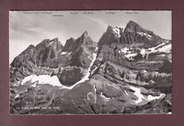 DENTS DU MIDI vues du Culet