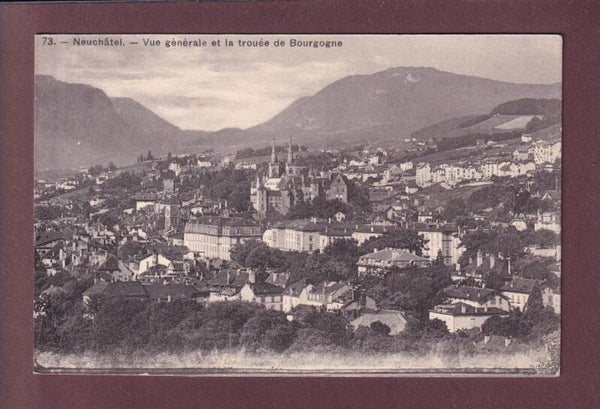 NEUCHÂTEL - Trouée de Bourgogne