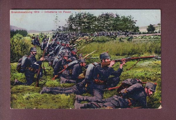 MILITÄR - Grenzbesetzung 1914 - Infanterie