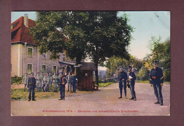 MILITÄR - Grenzbesetzung 1914 - Grenzposten // Loch //