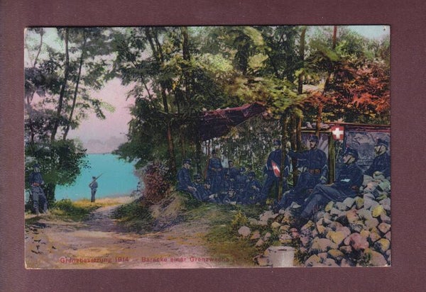 MILITÄR - Grenzbesetzung 1914 - Grenzwache // Loch //