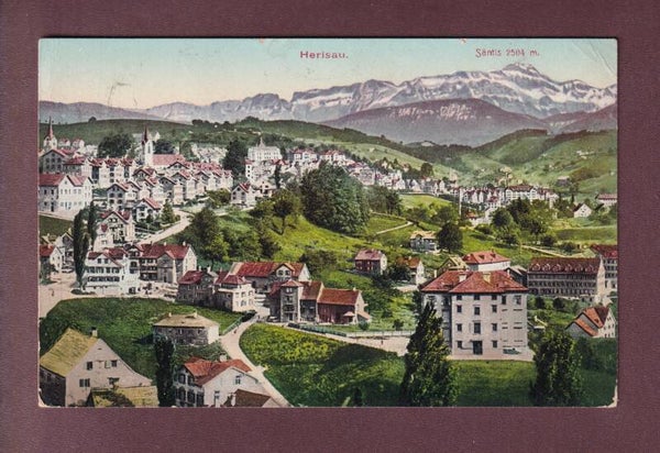 HERISAU - Teilansicht - 1908 // Eckbug //