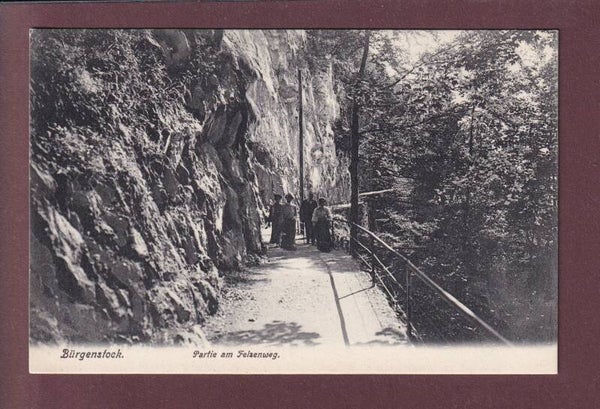 BÜRGENSTOCK - Felsenweg - Leute